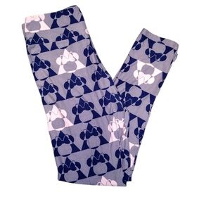 LulaRoe | Disney Design Blue & Lavender Leggings